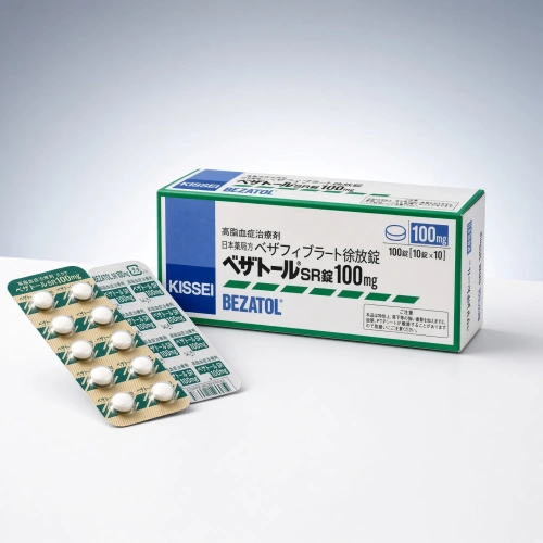 日本 KISSEI Bezatol 苯扎貝特SR緩釋片 ベザトールSR錠 100mg 200mg:100錠 高血脂症治療劑 降血溶脂 降膽固醇